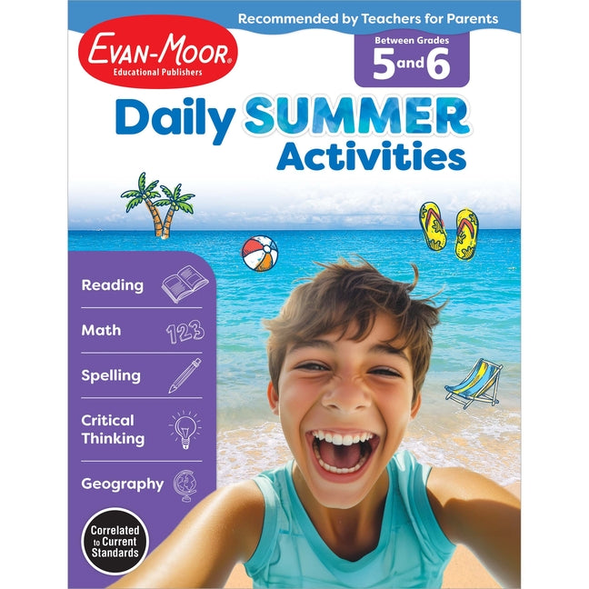 Daily Summer Activities Moving from 5th to 6th Gr