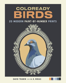 Coloready Birds: 20 Modern Paint-By-Number Prints