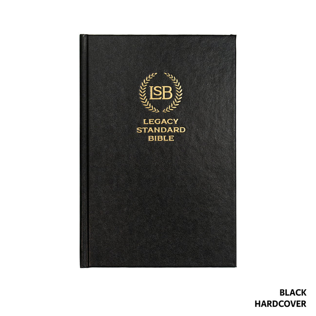 Legacy Standard Bible, Single Column Text Only Edition - Black Hardcover