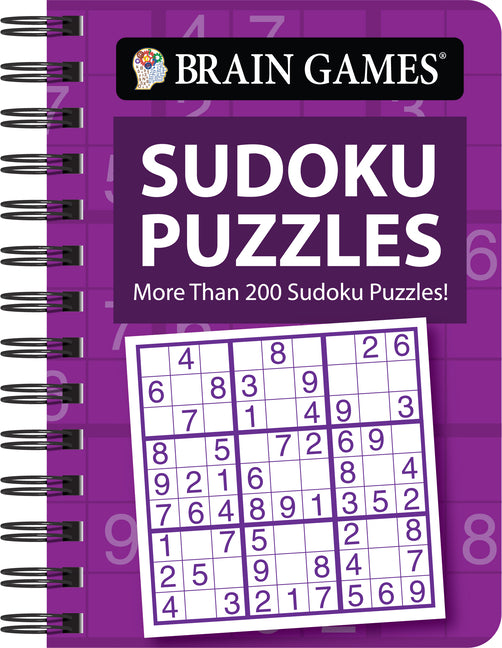 Brain Games - To Go - Sudoku Puzzles: More Than 200 Sudoku Puzzles! (Purple)