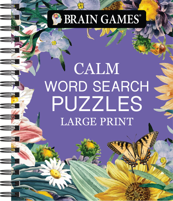 Brain Games - Calm: Word Search Puzzles - Large Print