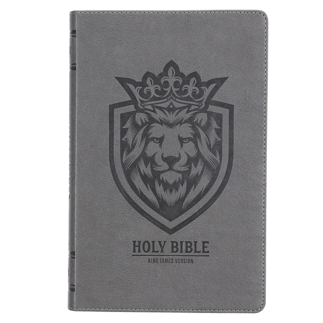 KJV Bible Gift Edition (Faux Leather, Gray)