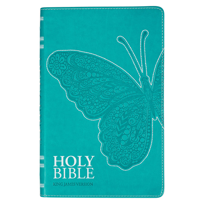 KJV Bible Gift Edition (Faux Leather, Teal)