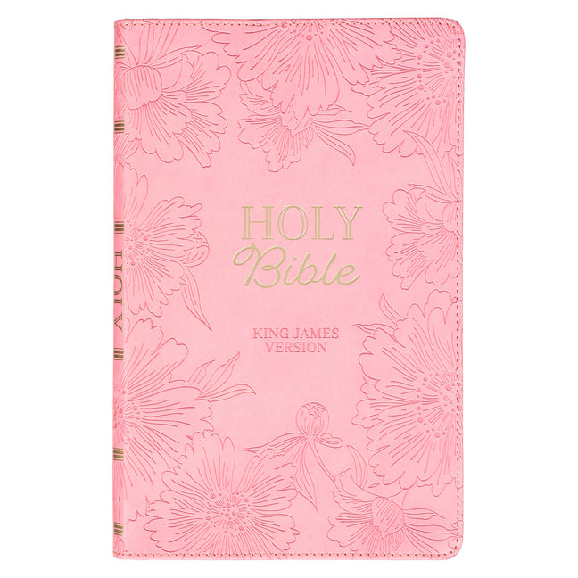 KJV Bible Gift Edition (Faux Leather, Light Pink)