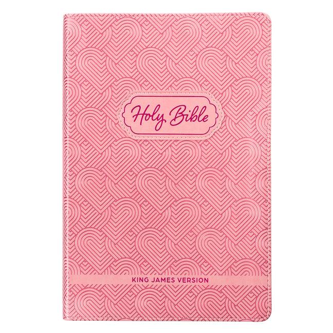KJV Bible Kid Edition (Faux Leather, Light Pink)