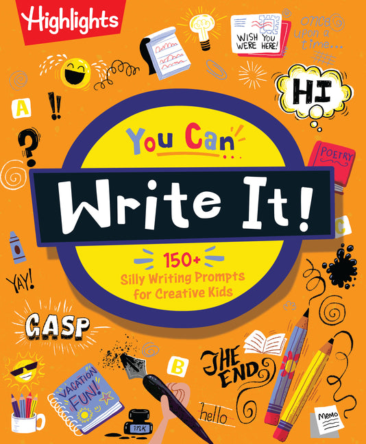 You Can Write It!: Creative Writing Book for Kids with Over 175 Storytelling Prompts, Writing Activities and Word Puzzles, Fun Gift for Kids Ages 6 an