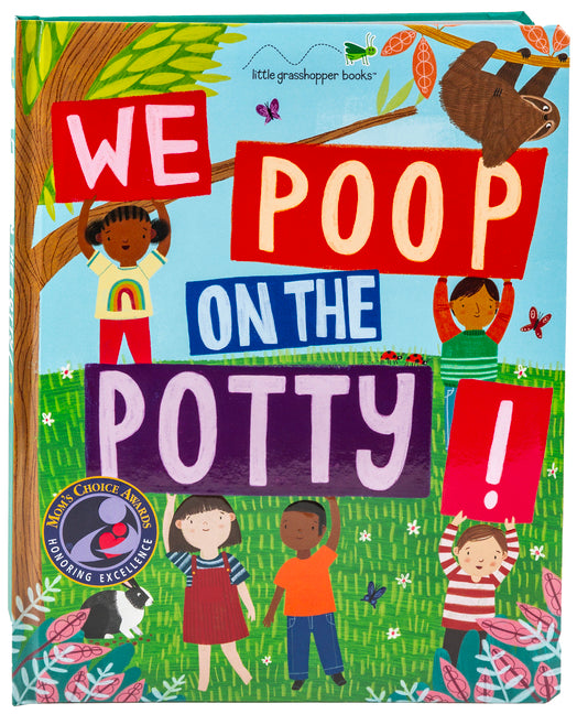 We Poop on the Potty!: Funny Potty Training Book for Toddlers Mom's Choice Gold Award Winner Teaches Bathroom Habits with Animals & Humor Large Padded