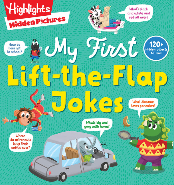 Hidden Pictures My First Lift-The-Flap Jokes: A Lift-The-Flap Joke Book for Beginning Readers, Interactive Kids Joke Book with Hidden Pictures Puzzles