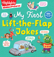 Hidden Pictures My First Lift-The-Flap Jokes: A Lift-The-Flap Joke Book for Beginning Readers, Interactive Kids Joke Book with Hidden Pictures Puzzles