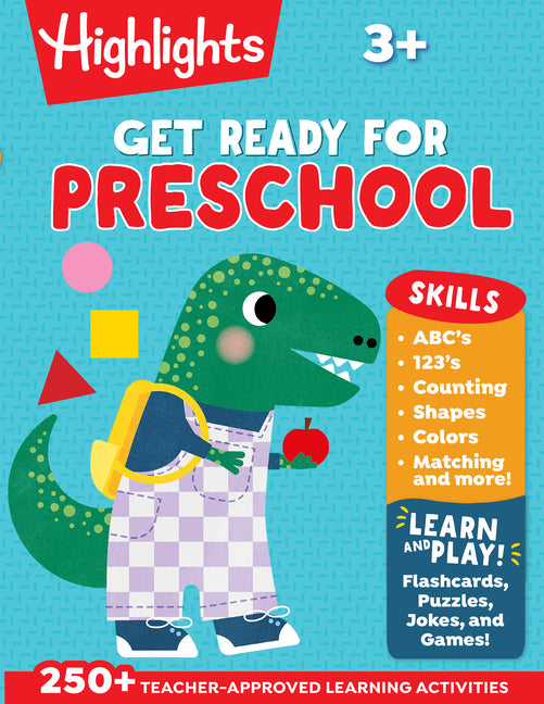 Get Ready for Preschool: Early Learning Activity Book for Ages 2-4, Learning Activities Featuring Games, Puzzles, & More (Highlights Big Fun Activity
