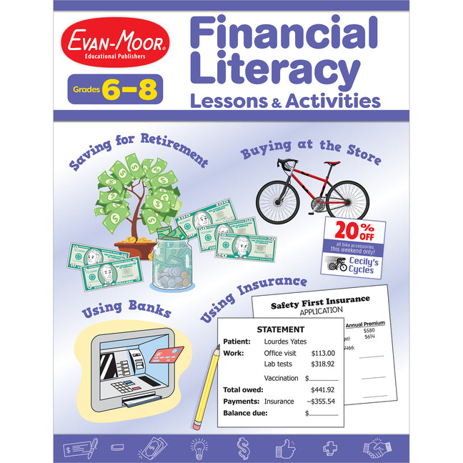 Financial Literacy Lessons and Activities, Grades 6-8