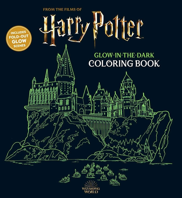 Harry Potter Glow-In-The-Dark Coloring Book - Coloring Book for Teens and Adults, Officially Licensed