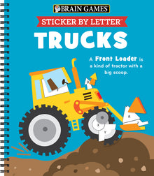 Brain Games - Sticker by Letter: Trucks + a Fun Fact about Each Truck