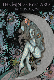 The Mind's Eye Tarot: 78 Borderless Gilt-Edged Cards, Linen Finish, Dreamy Artwork by Artist Olivia Rose, 172-Page Illustrated Guidebook, Harness Femi