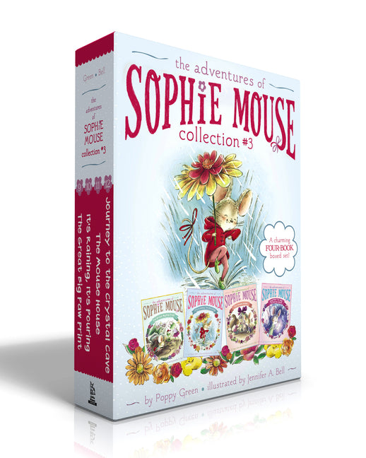 The Adventures of Sophie Mouse Collection #3 (Boxed Set): The Great Big Paw Print; It's Raining, It's Pouring; The Mouse House; Journey to the Crystal