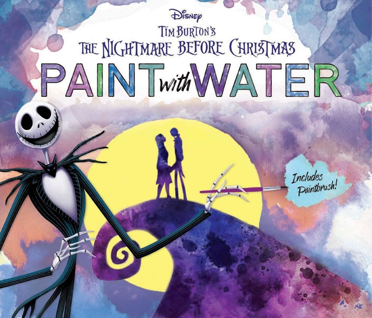 Disney Tim Burton's the Nightmare Before Christmas Paint with Water - Officially Licensed