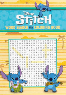 Disney Stitch Word Search and Coloring Book - Coloring Book for Teens and Adults, Word Search Book, Officially Licensed