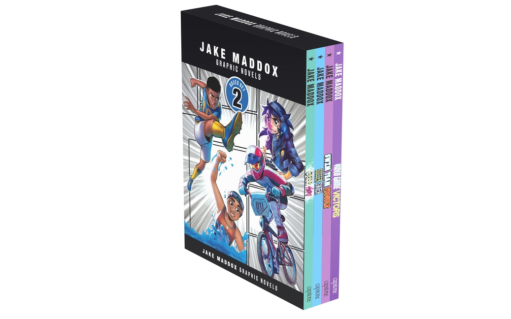 Jake Maddox Graphic Novels 4-Book Boxed Set 2