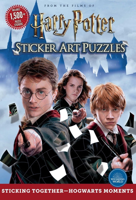 Harry Potter Sticker Art Puzzles - Sticker Book for Teens and Adults, Officially Licensed