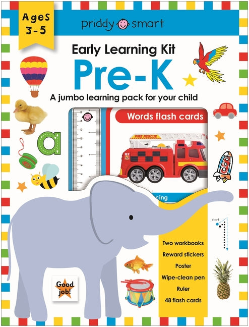 Early Learning Kit: Pre-K: A Jumbo Learning Pack for Your Child [With Sticker(s) and Flash Cards]
