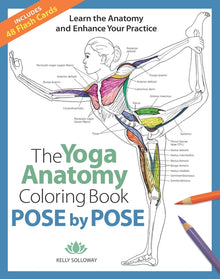 The Yoga Anatomy Coloring Book: Pose by Pose: Learn the Anatomy and Enhance Your Practice - An Educational Anatomy Coloring Book for Yoga Teachers, Me
