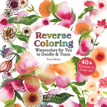 Reverse Coloring Watercolors for You to Doodle & Trace: 40+ Pictures to Draw On!