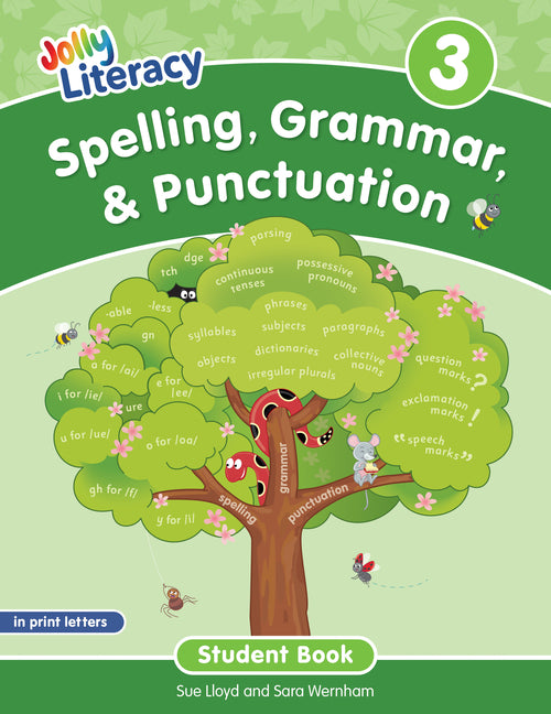 Spelling, Grammar, & Punctuation Student Book 3: In Print Letters (American English Edition)