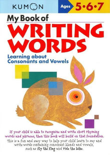 Kumon My Book of Writing Words
