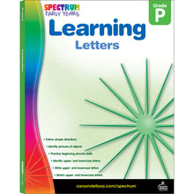 Learning Letters, Grade Pk