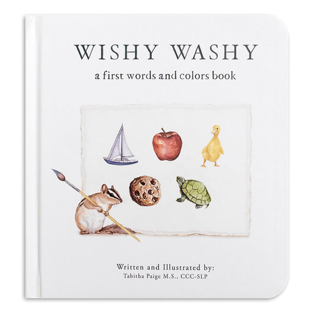 Wishy Washy: Imitation Book Featuring First Words and Colors