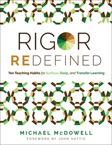 Rigor Redefined: Ten Teaching Habits for Surface, Deep, and Transfer Learning (Enables Students to Take Ownership of Their Learning Process)