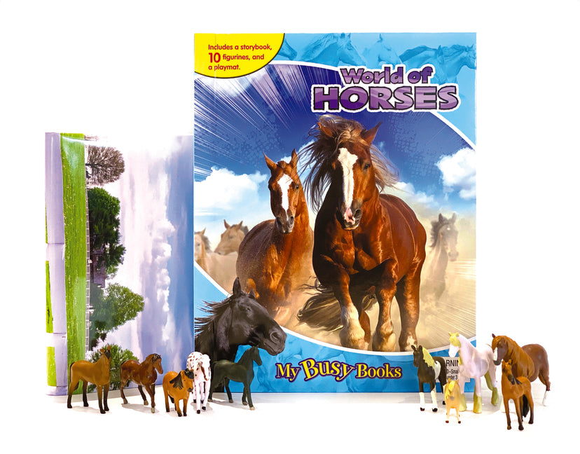 World of Horses My Busy Books