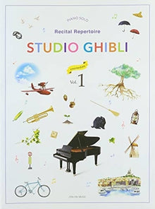 Studio Ghibli - Recital Repertoire Book 1 Intermediate Level Piano Solo Sheet Music Songbook with 14 Piano Arrangements from Castle in the Sky, Spirit