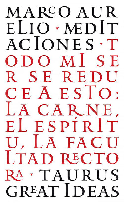 Las Meditaciones de Marco Aurelio / Meditations: Todo Mi Ser Se Reduce a Esto: La Carne, El Espã-Ritu, La Facultad Rectora