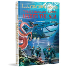 Twenty Thousand Leagues Under the Sea: Illustrated Abridged Children Classics English Novel with Review Questions (Hardback)