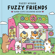 Fuzzy Hygge: Fuzzy Friends Coloring Book: Super Cute Coloring Book for Adults and Teens Featuring Adorable Animal Characters