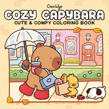 Cozy Capybara: Coloring Book for Adults and Kids