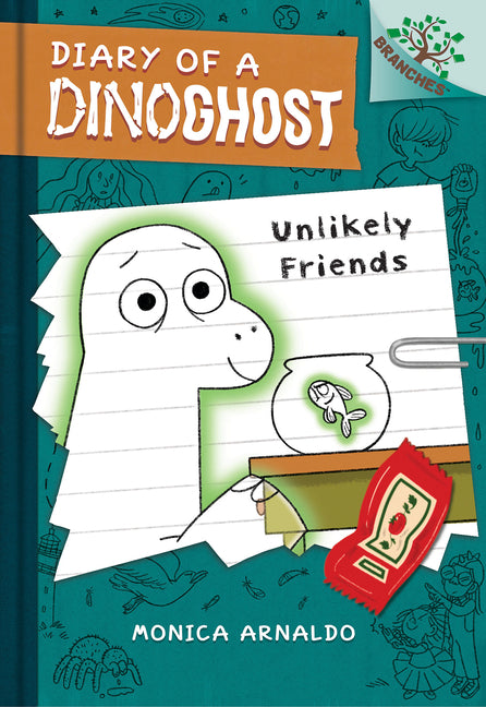 Unlikely Friends: A Branches Book (Diary of a Dinoghost #1)