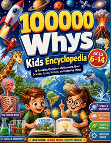 100000 Whys Book: The Kids Encyclopedia to Amazing Questions and Answers About Science, Space, Nature, and Everyday Things (Ages 6-14)