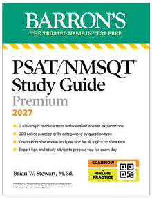 Psat/NMSQT Premium Study Guide, 2027: 2 Practice Tests + Comprehensive Review + 200 Online Drills