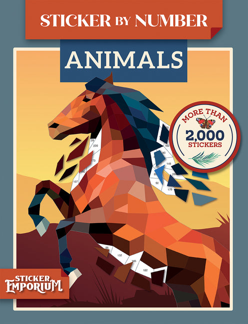 Sticker by Number Animals: Sticker Emporium