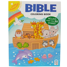 Bible Coloring Book with Stickers