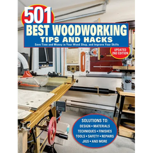 501 Best Woodworking Tips and Hacks: Save Time and Money in Your Wood Shop, and Improve Your Skills
