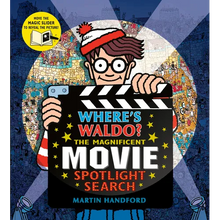 Where's Waldo? the Magnificent Movie Spotlight Search: (A Hidden Object Search-And-Find Puzzle Book with a Magic Flashlight to Reveal the Picture - A