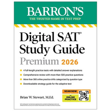 Digital SAT Study Guide Premium, 2026: 3 Practice Tests + Comprehensive Review + Online Practice