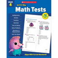 Scholastic Success with Math Tests Grade 4 Workbook