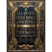 All-In-One Holy Bible with Apocrypha: 300 Books in Print Plus Audiobook, Videos, and Thousands of Digital Books