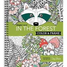 Color & Frame - In the Forest (Adult Coloring Book)