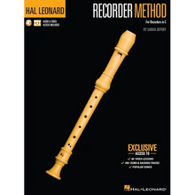 Hal Leonard Recorder Method by Sarah Jeffery - Book with 200+ Audio Demo & Backing Tracks & 40+ Video Lessons Included
