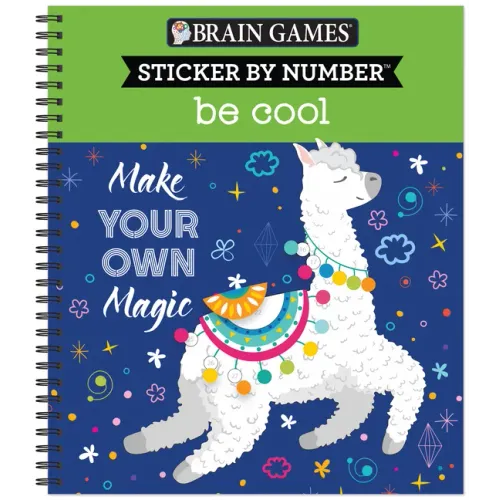 Brain Games - Sticker by Number: Be Cool